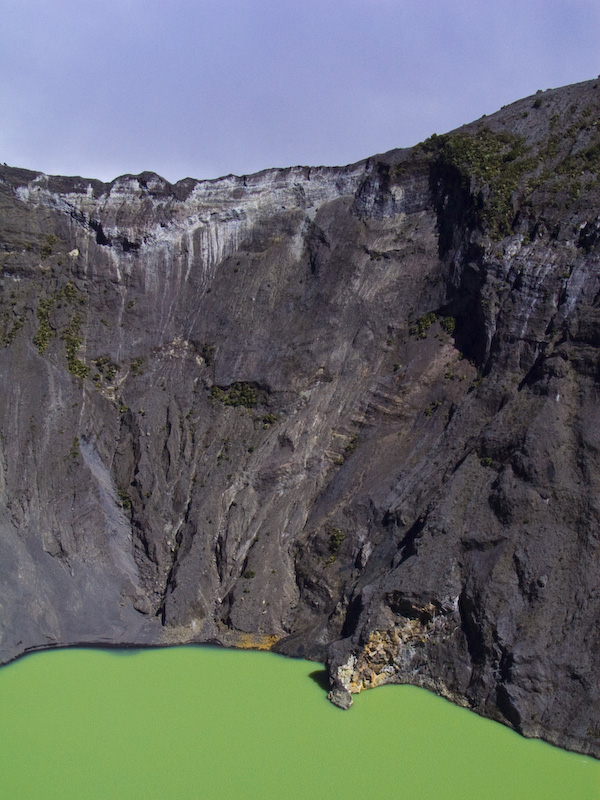 Laguna Irazú And Crater Rim